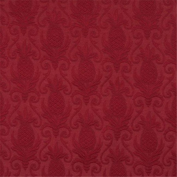Designer Fabrics Designer Fabrics E523 54 in. Wide Red; Pineapple Jacquard Woven Upholstery Grade Fabric E523 - main